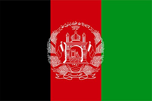 Afghanistan Flagge 90 x 150 cm aus 100 % Polyester mit Ösen