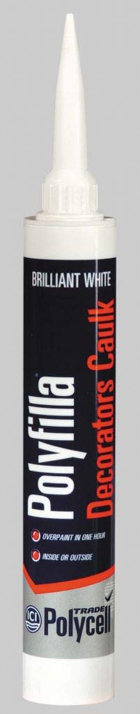 Polycell Polyfilla Decorators Caulk - Magnolia 380ml Trade Cartridge (630266)