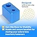 [2 Pack] Contact Lens Aid Holder + Ventless Contact Lens Tool - Durable Stand Fits Two Small or Large Contact Lens Inserters - Inserter Tools for Hard/RGP & Scleral Lenses and Prosthethic Eyes