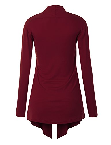 Image of Made By Johnny Women's Open Front Cardigan Lightweight Soft Drape Long Sleeve Cardigan for Work Travel Casual