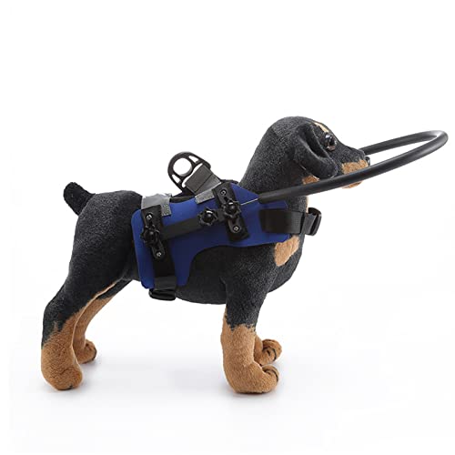 Zerodis Blinde Hundegeschirr-Weste, Blinder Hundering Verhindert Kollisionen und Schützt Blinde Hunde (S)