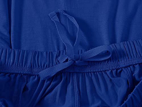 Image of MoFiz Mens Pajamas Set Short Sleeve PJ's Sleep Lounge Sleepwear Cool Pyjama Summer Sets Comfortable Lightweight