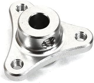 Integy RC Model C31234SILVER Special 0.8M/MOD1 Spur Gear Adapter for ID 5mm Drive Shaft (M4 Set Screw Required)