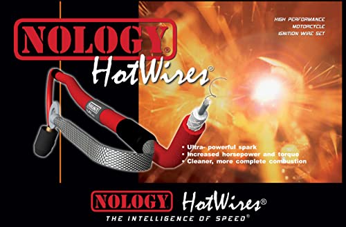 1 Set of Red Nology HotWires for Triumph Bonneville 790cc, M.Y. 01-05