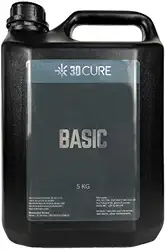 Resina 3D Cure Basic - 5kg Para impressão 3D, fácil impressão, maior reatividade, alta pigmentação, impressões gerais e baixo odor (Clear)
