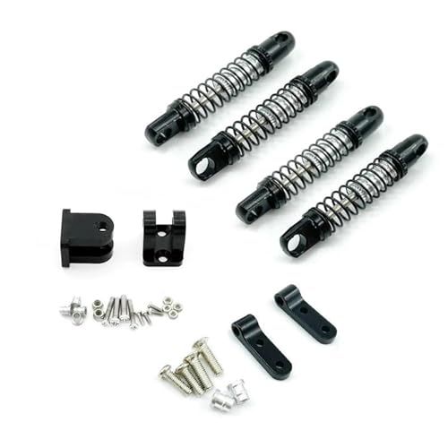 RC�������i For WPL D12 D42 B14 B24 B16 B36 �������t�����g���A�V���b�N�A�u�\�[�o�[�_���p�[�A�}�E���g�Œ�V�[�g�t���ARC�J�[�A�b�v�O���[�h�p�[�c�����A�N�Z�T���[(Black,Set)