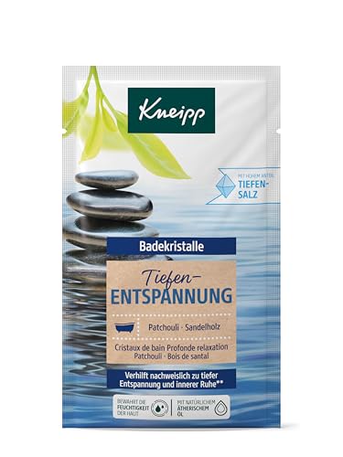 Kneipp Geschenkset Momente der Entspannung - ausgewählte Badekristalle Bestseller (3 x 60g): Tiefenentspannung, Entspannung Pur und Goodbye Stress - kleine Aufmerksamkeit und ideales Mitbringsel