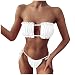Shorts Bikini Traje de baño de Mujer Ropa de Playa Traje de baño Fruncido Acolchado Hollow Push-Up Conjunto de Bikini Sexy Trajes de baño Conjunto de Tankinis Bañador Hombre Rojo