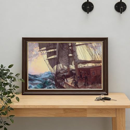 Impression sur toile Trimming The Sails tableau déco salon 20x30 cm - 7