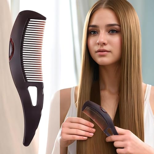 image for Dafeng 2 PCS Dandruff Comb,Scalp Comb, Hollow Tooth Hairbrush For Scal