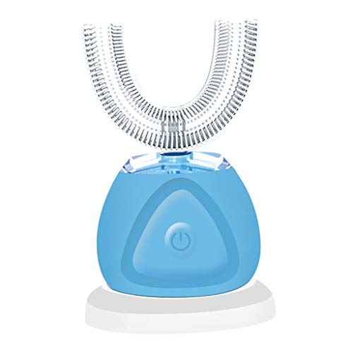 Baoblaze Escova De Dentes Elétrica Sonora Automática Inteligente 360Deg U Type 3Modes Toothbrush - C