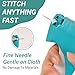 Stitch Gun for Clothes, Stitchy Quick Clothing Fixer, Clothing Tag Gun Kit with 4000 (4.5mm) Fasteners, 2 Needles & Scissor, Durable Plastic Tag Attacher Gun for Retail, Boutique & Labeling