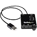 StarTech.com USB Sound Card w/ SPDIF Digital Audio & Stereo Mic – External Sound Card for Laptop or PC – SPDIF Output (ICUSBAUDIO2D),Black 0.6
