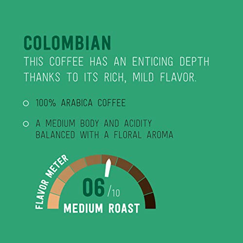 Image of Happy Belly Medium Roast Coffee Pods | Colombian | Keurig Compatible | 24 Count | Pack of 2