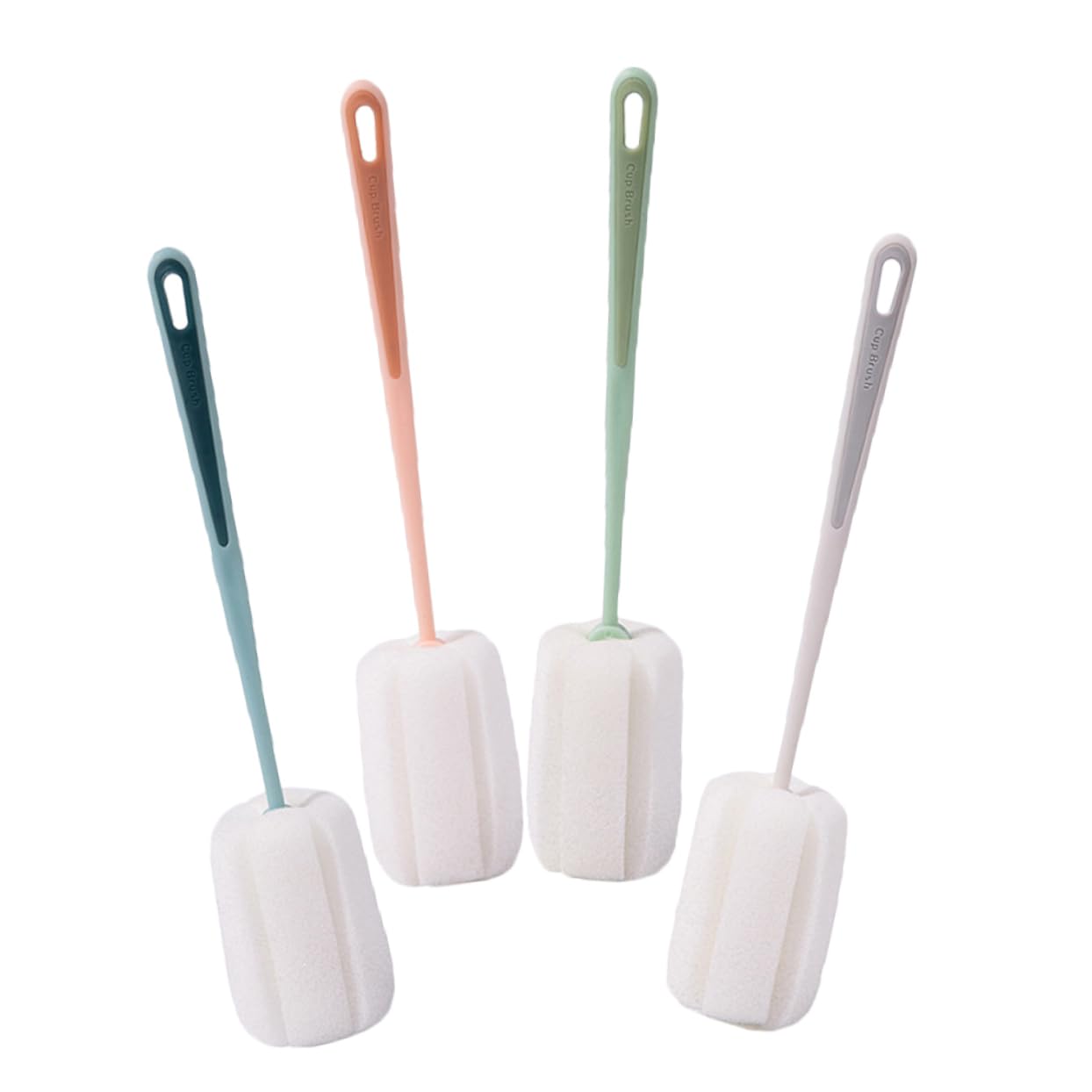 Ciieeo 5 Set Di Spazzole Per Bottiglie Set Di Spazzole in Spugna Morbida Per Bottiglie Dacqua Tazze Bottiglie Spazzole Per Bottiglie Domestiche 4 Pezzi*5