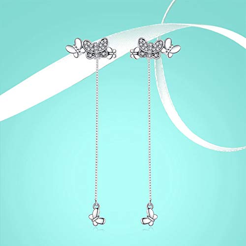 Boucles d'oreilles Papillons Argent 925 pour illuminer vos tenues de soirée