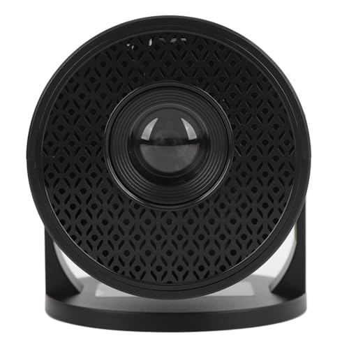 Mini Proiettore, Proiettore Cinematografico Portatile da Esterno 1080P Proiettore Home Theater Regolabile da 270 Gradi Videoproiettore per Telefono TV Stick Laptop
