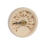 Engraved Aspen Round Sauna Thermometer C-F (4