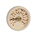 Engraved Aspen Round Sauna Thermometer C-F (4
