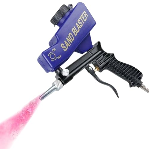 Pistolet de sablage performant pour éliminateur de rouille et décapage de peinture meuble