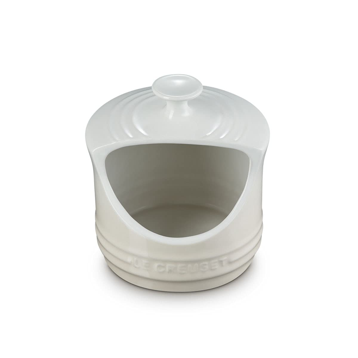 Le Creuset Porta Sale in Gres Vetrificato, Meringue