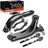 Frankberg 2 bras de suspension, 2 biellettes de direction + 2 rotules de direction essieu avant compatibles avec X-Trail T31 2.0L 2.5L 2007-2013 Koleos I HY 2.0L 2.5L 2008-2024 Remplacement
