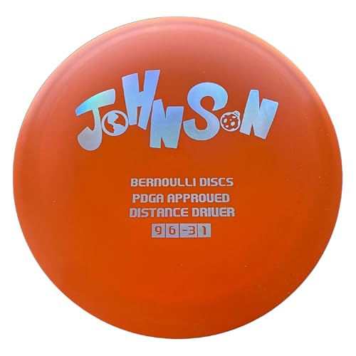 Bernoulli Recycled Plastic Disc Golf Driver 170-175g Orange
