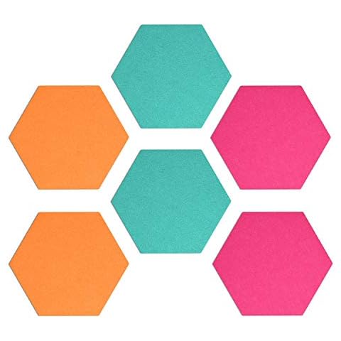 Navaris Hexagon Felt Board Tiles Set Cover