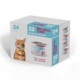 Natural Code Limited Ingredient Wet Cat Food Topper, High Protein, Low Fat, Additive-Free, Non-GMO, No Artificial Colors or Flavors, Tuna and Beef Liver in Aspic for Adult Cats, 24 Pack of 3oz Cans