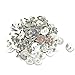 Ardour Van BALABALA 50 Sets 18mm Silver Tone Magnetic Buttons Snap Clasps for Handbag Purses Bags Clothes Leather Sewing Craft DIY