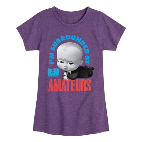 Boss Baby - I'm Surrounded by Amateurs - Toddler & Youth Girls Short Sleeve Graphic T-Shirt
