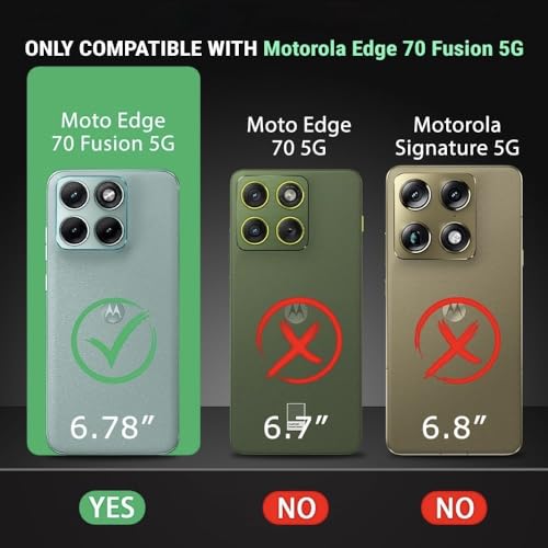 Image of Lustree Back Cover Transparent Case Compatible with Motorola Edge 70 Fusion 5G | Clear + TPU Case with 4 Corner Air Cushion Protection & Camera Protection | Slim& Stylus Cover