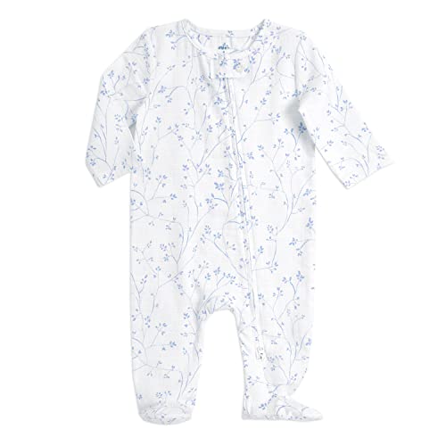 Image of aden + anais Baby Sleep and Play Footed Onesie, Long Sleeve Zipper One-Piece Suit