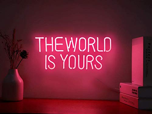 Image of Ulalaza LED Neon Sign Night Light for Wall Party Decor Bedroom Room Bar Wedding Home Birthday Art Decoration Christmas with USB Chain Light Modulator 5v (Lets Party Blue)