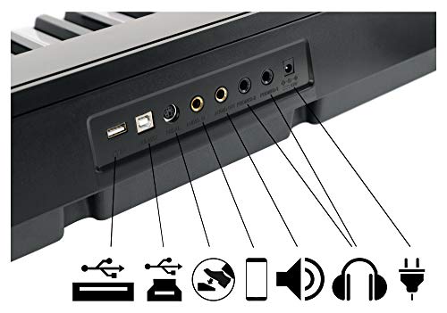 Mcgrey BS-88 Keyboard für Einsteiger mit 88 Tasten und 146 Klängen
