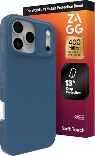 Coque iPhone 17 Pro antichoc bleu océan abyssal ZAGG Manhattan Snap
