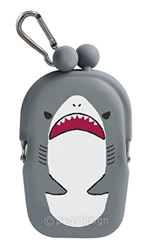 Preisvergleich Produktbild P + G Design Aquarium Silikon Coin Geldbörse Grey Shark
