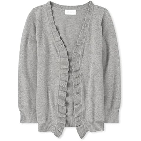 The Children's Place Girl's Ruffle Cardigan Sweater Cover