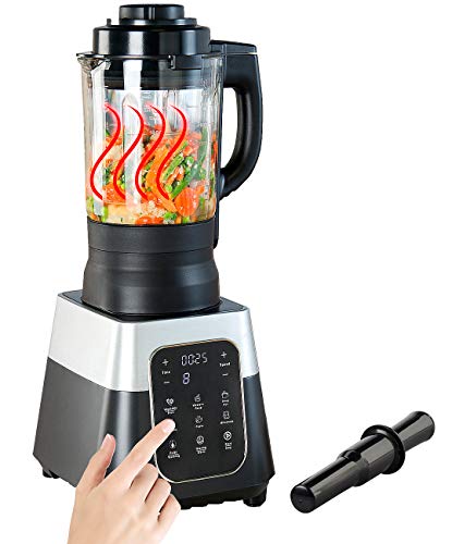 Sojamilchbereiter von Rosenstein & Söhne Profi-Standmixer mit Wärmefunktion
