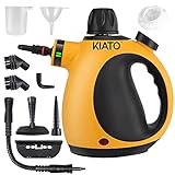 Kiato Handheld Steam Cleaner, Steamer for Cleaning Handheld Pressurized Steam Cleaner with 10-Piece Accessory Set, Handheld Steamer for Cleaning for Home Use