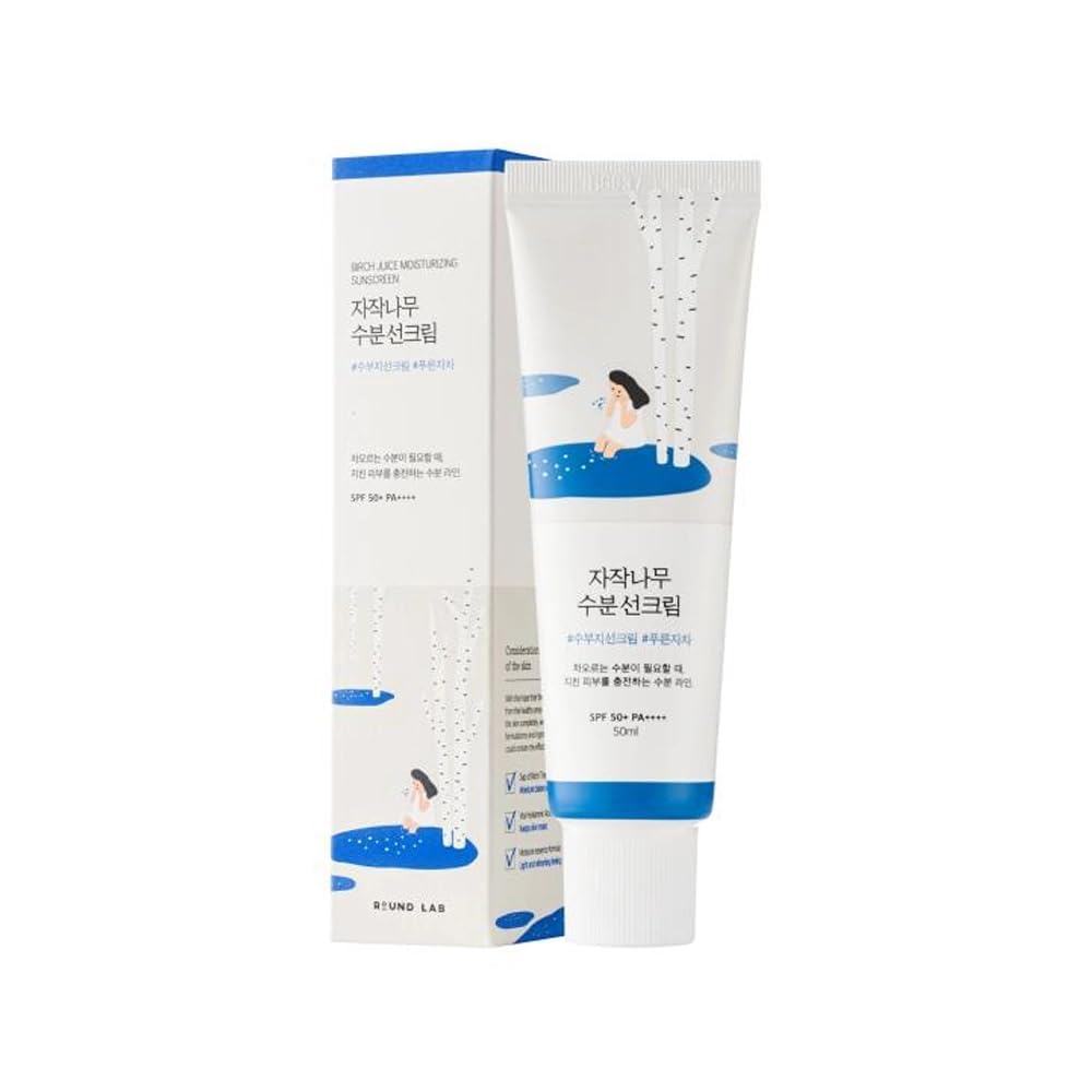 Birch Juice Moisturizing Sunscreen | High-level sun protection with SPF 50+ PA++ | Viral for glass skin | Creamy texture with better absorption, and no white cast, Imported | 50 ML