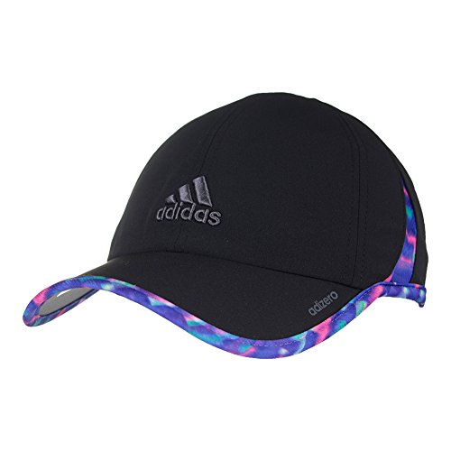 adidas Women's Adizero II Cap, Black/Deepest Space Multi Jawbreaker Print, One Size