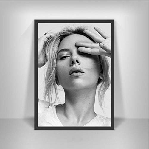 lubenwei Scarlett Johansson Poster Movie HD Star Wall Art Home Decor Canvas Painting Nordic Decoration Room 50x70cm Nessuna Cornice AW-1693