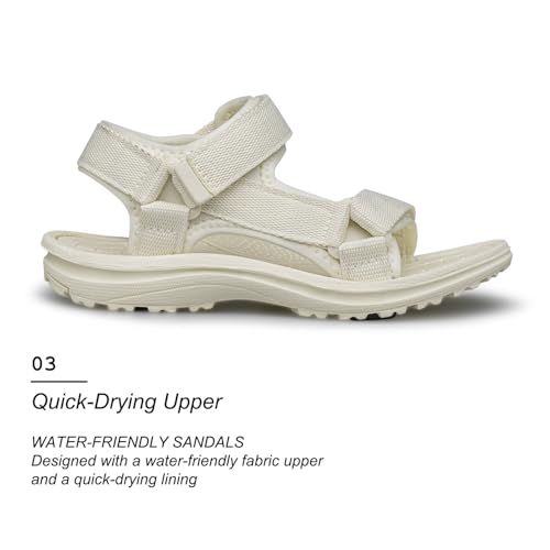 Image of vibdiv Boys Girls Sandals Open-Toe Summer Outdoor Unisex Child Sport Sandals Athletic Lightweight(Toddler /Little Kid /Big Kid)