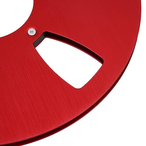 Carretel de Fita Vazia de 1/4 de 10 Polegadas, Fita de Som de Alta Resistência, Carretel Vazio, Liga