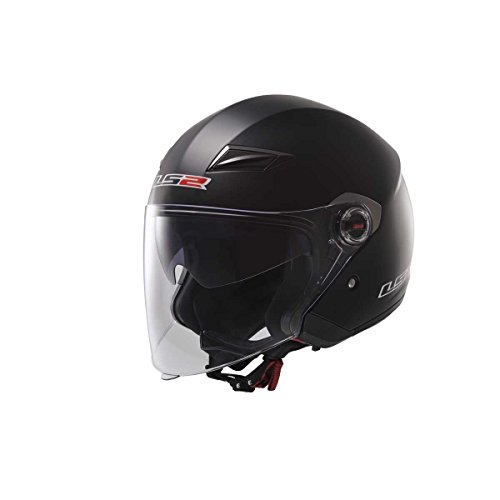 LS2 Casco Of569 Track singolo Mono opaco nero
