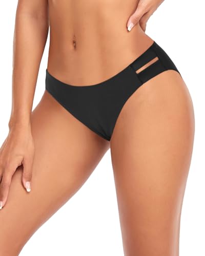 Zmart Strappy Low Rise Bikini Bottoms - Women Full Coverage Swim Bathing Suit Bottom Swimsuits Bottom4