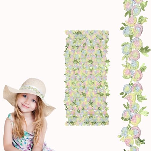 JOZMMZEOOA 4.57 Metri Passamaneria Pizzo 20mm Passamaneria Decorativa Tessuti Pizzo