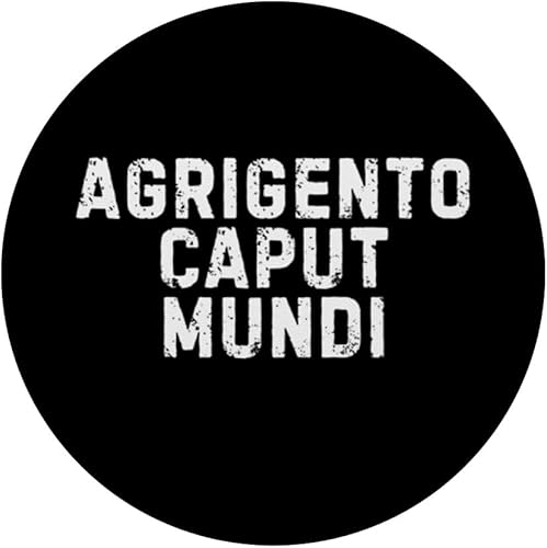 Miniatura 3 de Agrigento Caput Mundi Città Simpatica Uomo Donna Bambino PopSockets Adhesive PopGrip