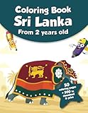 Coloring book for kids - Sri Lanka (from 2 years old): 50 coloring pages + 500 to download & print!